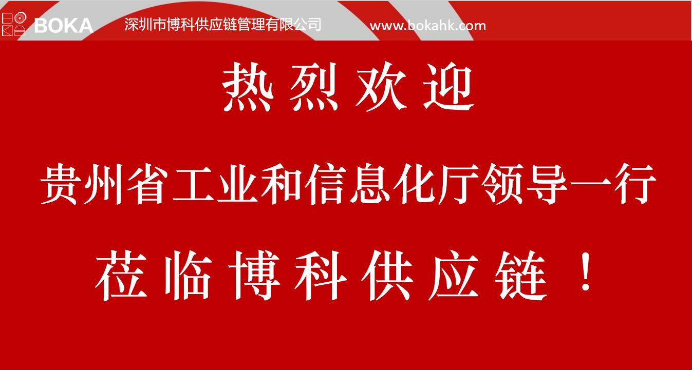 贵州工信厅金厅长一行考察HJC黄金城供应链